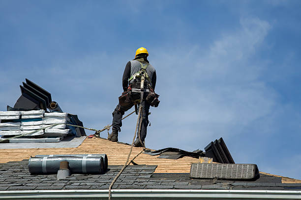 Professional Flat Roof Repair technician working in Ashville, AL